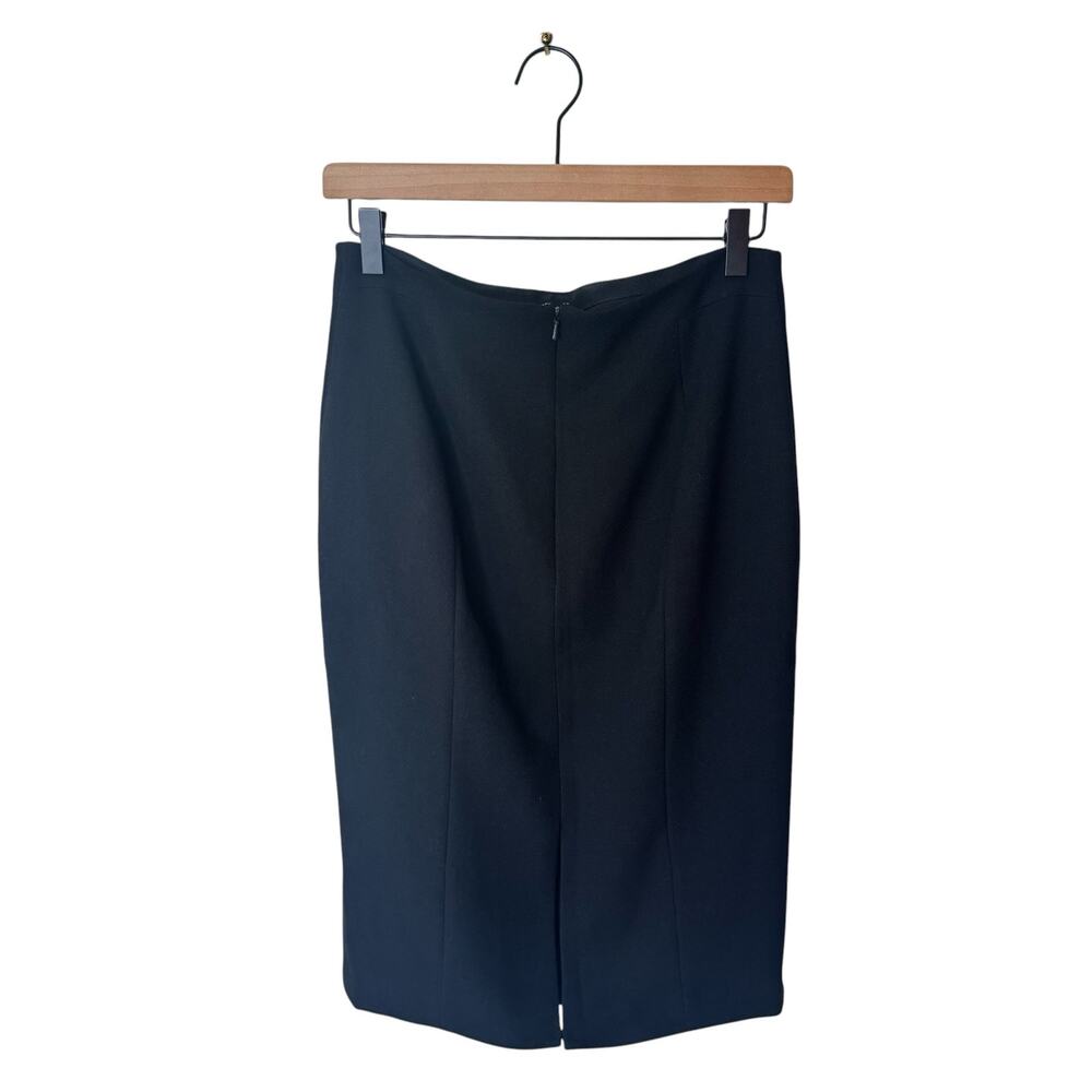HOBBS London Anne Straight Pencil Skirt Black Size 6 Black NWT - Picture 3 of 7